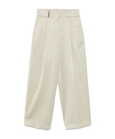 PESERICO GABARDINE TROUSERS