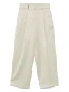 Peserico High Waist Pants In Green