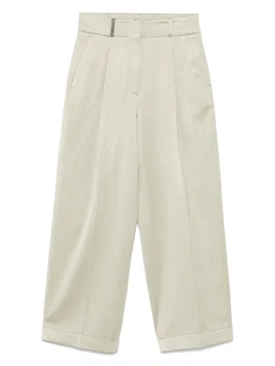 PESERICO GABARDINE TROUSERS