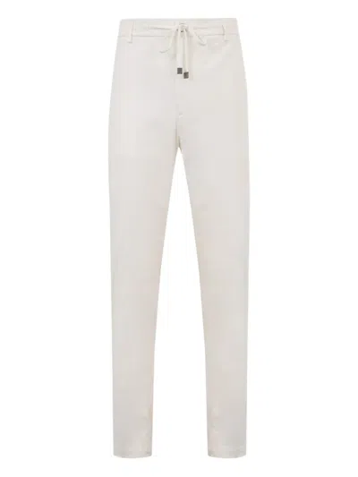 Peserico Gabardine Trousers In Neutral
