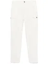 Peserico Gabardine-weave Chinos In White
