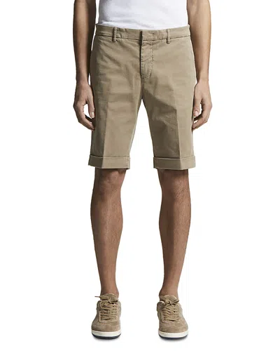 Peserico Garment Dyed Bermuda 10.5 Shorts In Clay