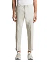 Peserico Garment Dyed Trousers In Dunes Silver In Dunes