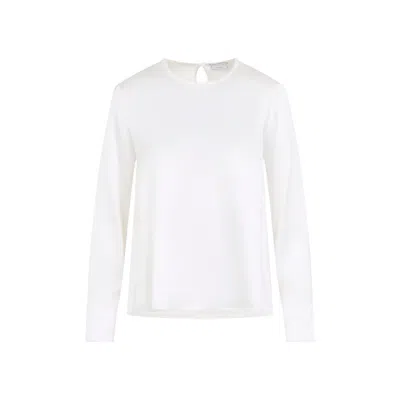 Peserico Ghiaccio Silk Blouse In Neutral