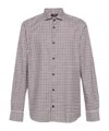 Peserico Hemd Mit Vichy-karo In Gray