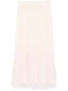 Peserico Gradient Midi Skirt In Neutrals