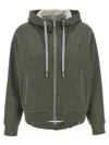 Peserico Sparkle Drawstring Hooded Long Sleeve