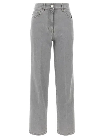 PESERICO GREY STRETCH JEANS