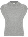 Peserico Sequinned Sweater In Grey