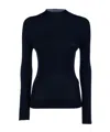 Peserico Half-neck Knitted Sweater In Black