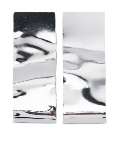 Peserico Hammered Earrings In Multi