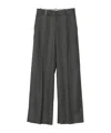 Peserico Herringbone Trousers In Animal Print