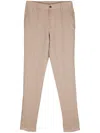 Peserico Herringbone Trousers In Neutrals