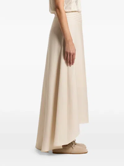 Peserico High-low Skirt In Neutral