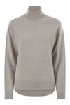 Peserico High-neck Jumper With Lurex