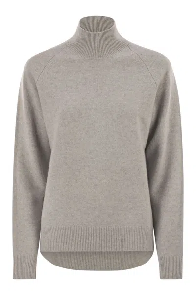 PESERICO PESERICO HIGH-NECK JUMPER WITH LUREX