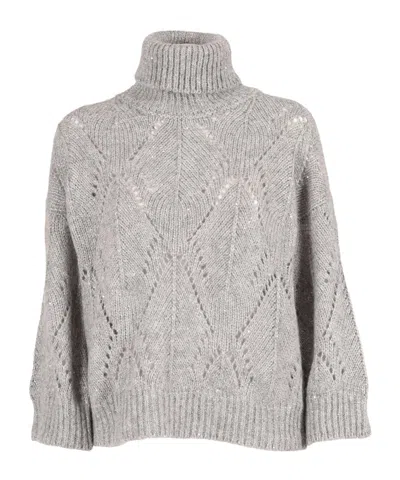 PESERICO POINTELLE-KNIT JUMPER