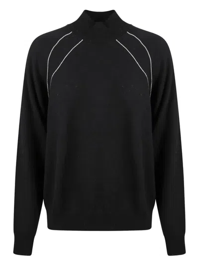 PESERICO HIGH-NECK LONG-SLEEVE SWEATER