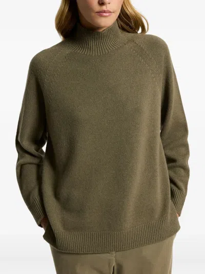 Peserico High-neck Sweater In Green