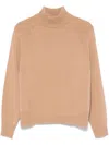 Shop Peserico High-neck Sweater In Neutrals