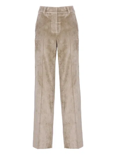 PESERICO HIGH-RISE CORDUROY TROUSERS