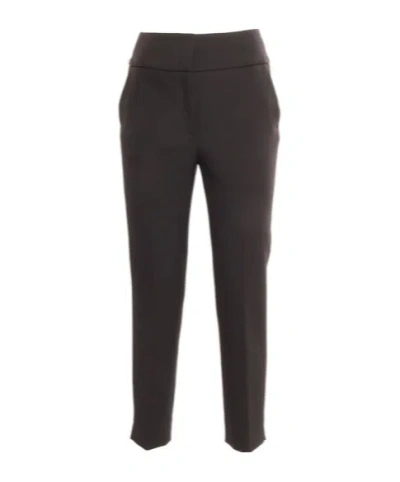 PESERICO HIGH-RISE SLIM-FIT TROUSERS