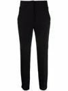Peserico Women's Viscose Blend Trousers In Schwarz
