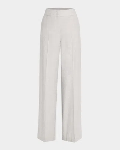 Peserico High-rise Straight-leg Pants In Multi