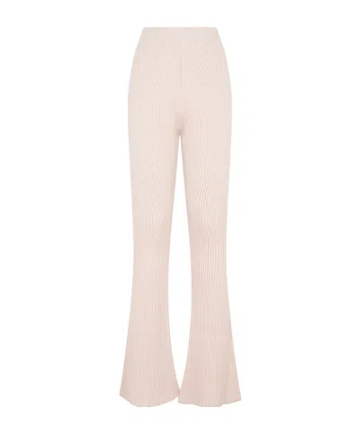 PESERICO HIGH-WAIST KNITTED TROUSERS