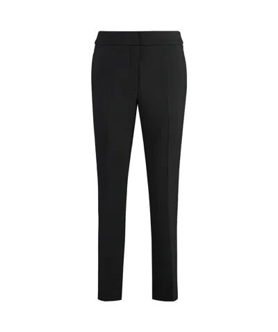 PESERICO PESERICO HIGH WAIST PRESSED CREASE TROUSERS