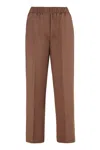 Peserico High-waist Wide-leg Trousers