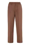 Peserico High-waist Wide-leg Trousers