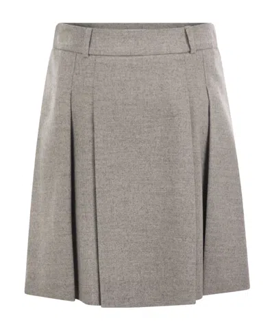 PESERICO HIGH-WAISTED SHORT SKIRT