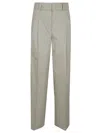 Peserico High-waisted Tailored Cotton Trousers