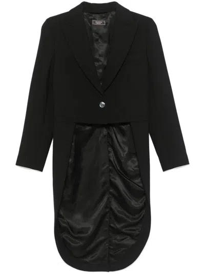 Peserico High-low Silhouette Blazer In Black