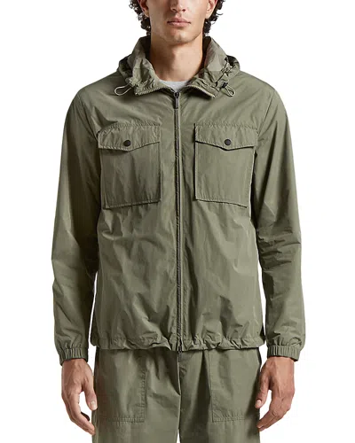 Peserico Hooded Double Slider Jacket In Mediterran