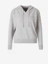 Peserico Hooded Jersey In Gray