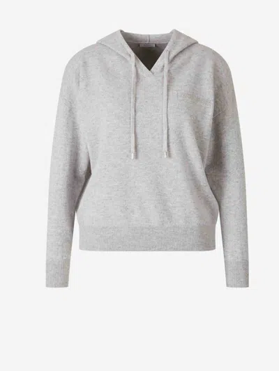 Peserico Hooded Jersey In Gray