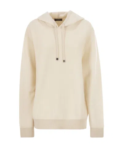 PESERICO PESERICO HOODED WOOL-CASHMERE SWEATER