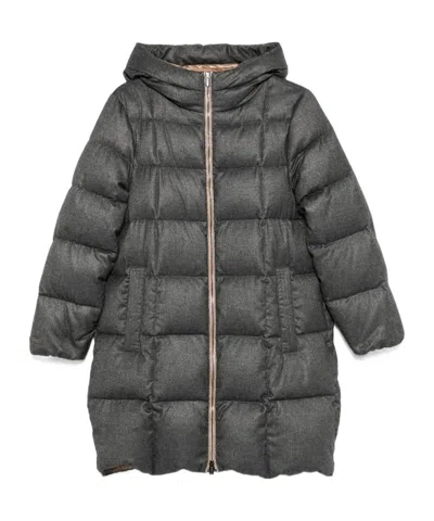 PESERICO HOODED QUILTED COAT
