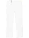 Peserico Trousers With High Turn-up Hem In White