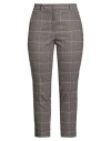 Peserico Icon 4718 Woman Pants Brown Size 14 Wool, Polyester, Elastane