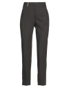 Peserico Icon 4718 Woman Pants Dark Brown Size 2 Polyester, Wool, Elastane In Brown