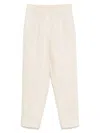 Peserico Interlock-twill Trousers In Neutrals