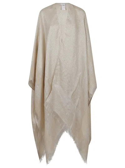 Peserico Intricately Woven Kimono Scarf With Lurex Detailing