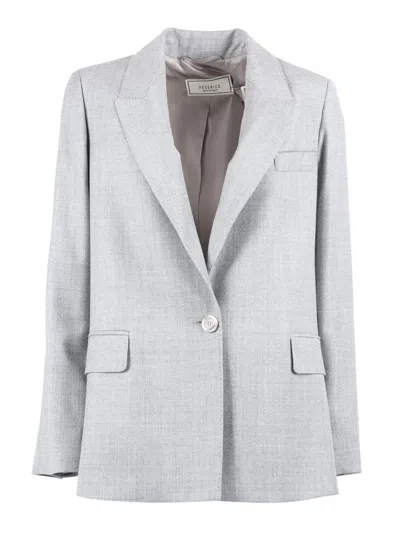 Peserico Jacket In Gray