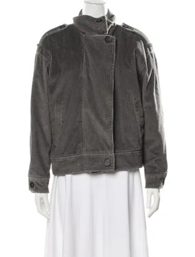 Pre-owned Peserico Jacket In Gray