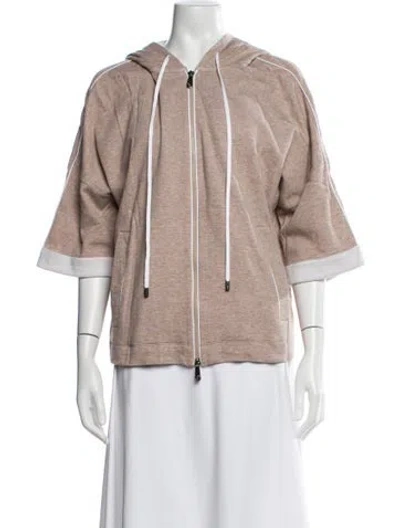 Pre-owned Peserico Jacket In Neutral