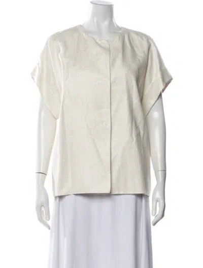 Pre-owned Peserico Jacket In Neutral