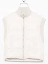 Peserico Quilted Panelled Gilet In Multi